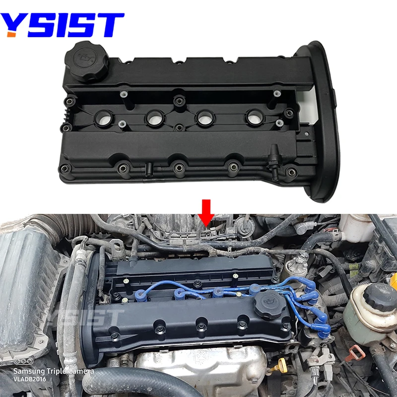 For Chevrolet  Cruze Lacetti Aveo Chevy 1.6L Engine Valve Cover with Gasket & Seals Holden Barina Tk 06-11 Rocker Cover 25192208