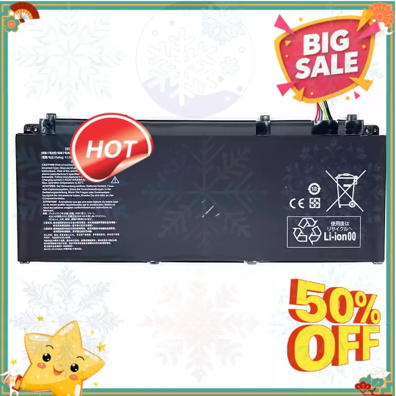 SWZY New AP15O5L AP1505L 53.9Wh Laptop Battery for Acer Aspire SF514-51 Swift 5 S5-371-52JR S5-371-7278 767P CB5-312T AP1503K 11