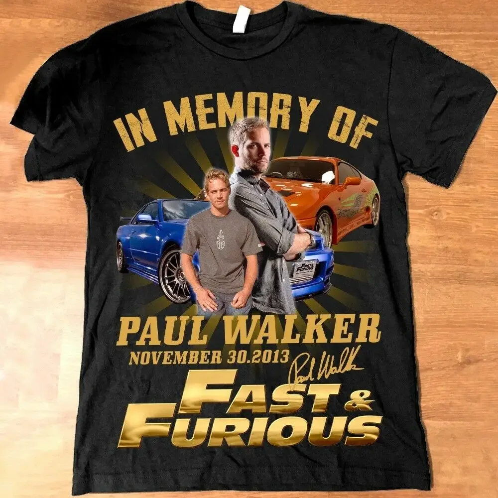 In Memory Of Paul Walker November Fast Furious Shirt unisex