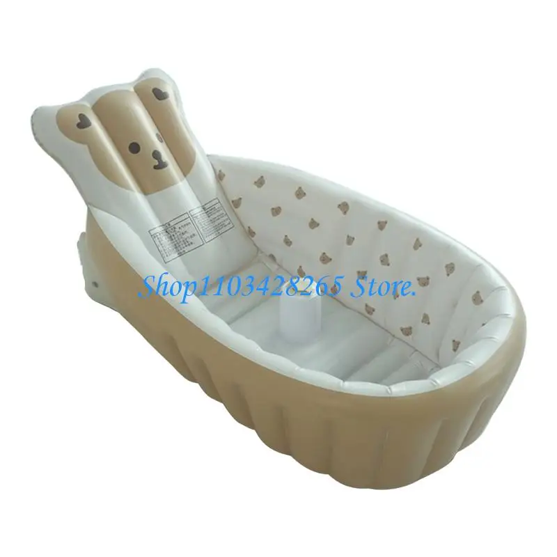 

Portable PVC Baby Bath Tub Easy Setup For Indoor Outdoor Flexible Bathing G2TE