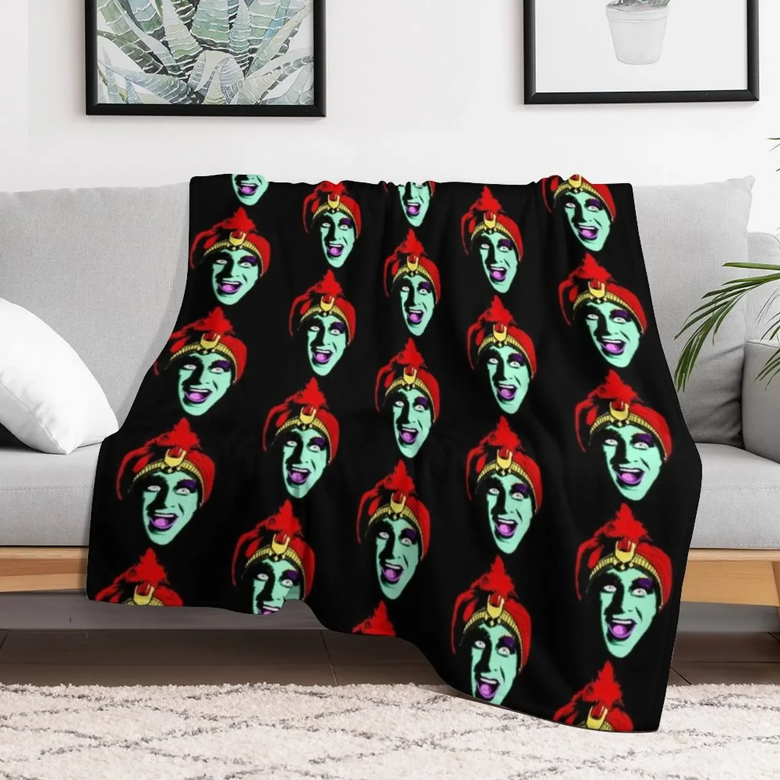 pee-wees-playhouse, 80s, jambi, peewee, pee wee herman, pee wees big adventure Throw Blanket Hairys Extra Large Throw Blankets