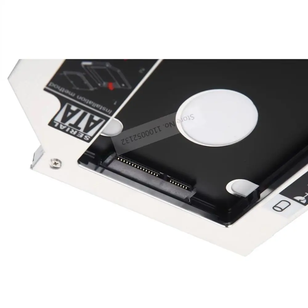 

9,5 мм с лицевой перегородкой 2-й 2,5 SATA SSD HDD Жесткий диск Оптический отсек Caddy Рамка Кронштейн Лоток для серии Asus X455 A455 K455 F455