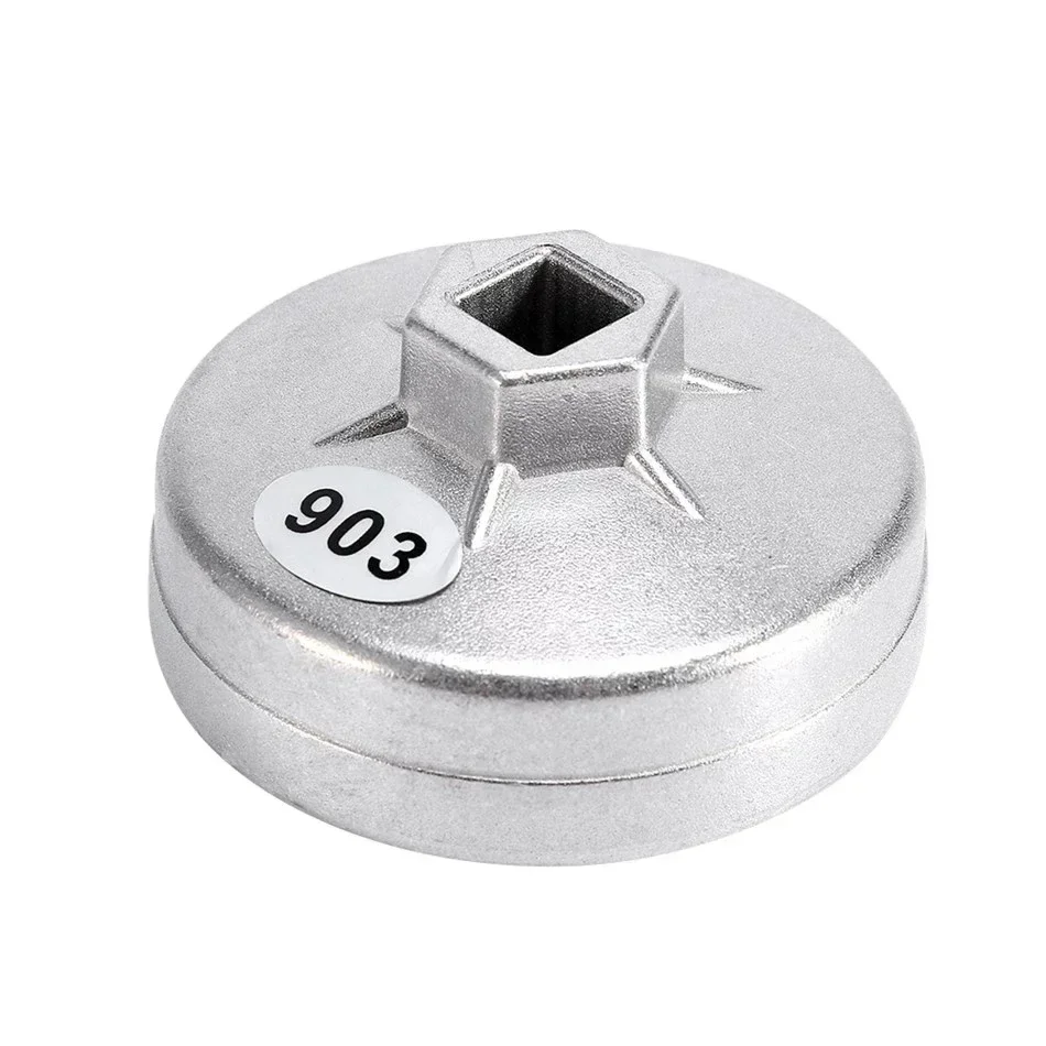 Replacement for Mercedes Benz 74mm 14 Flute Aluminum Oil Filter Wrench Socket Remover Tool Car Accessories