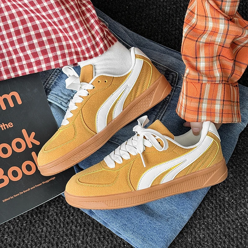 

2025 Новый повседневный спортивный тренд на толстой подошве, удобная модная тенденция, персонализированный и универсальный нишевый дизайн с низким верхом, трендовая обувь для доски