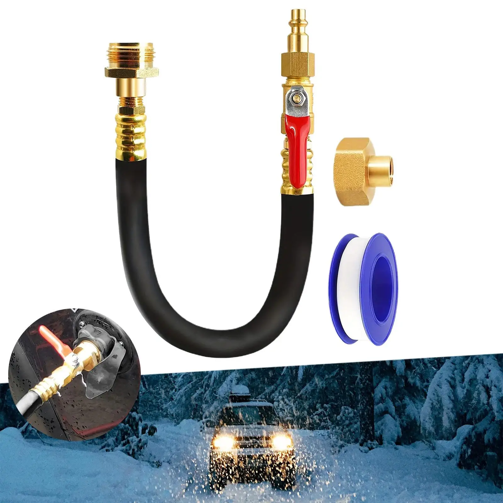 RV Camper Winterizing Kit Sprinkler Winterization Kit for Camper Boat