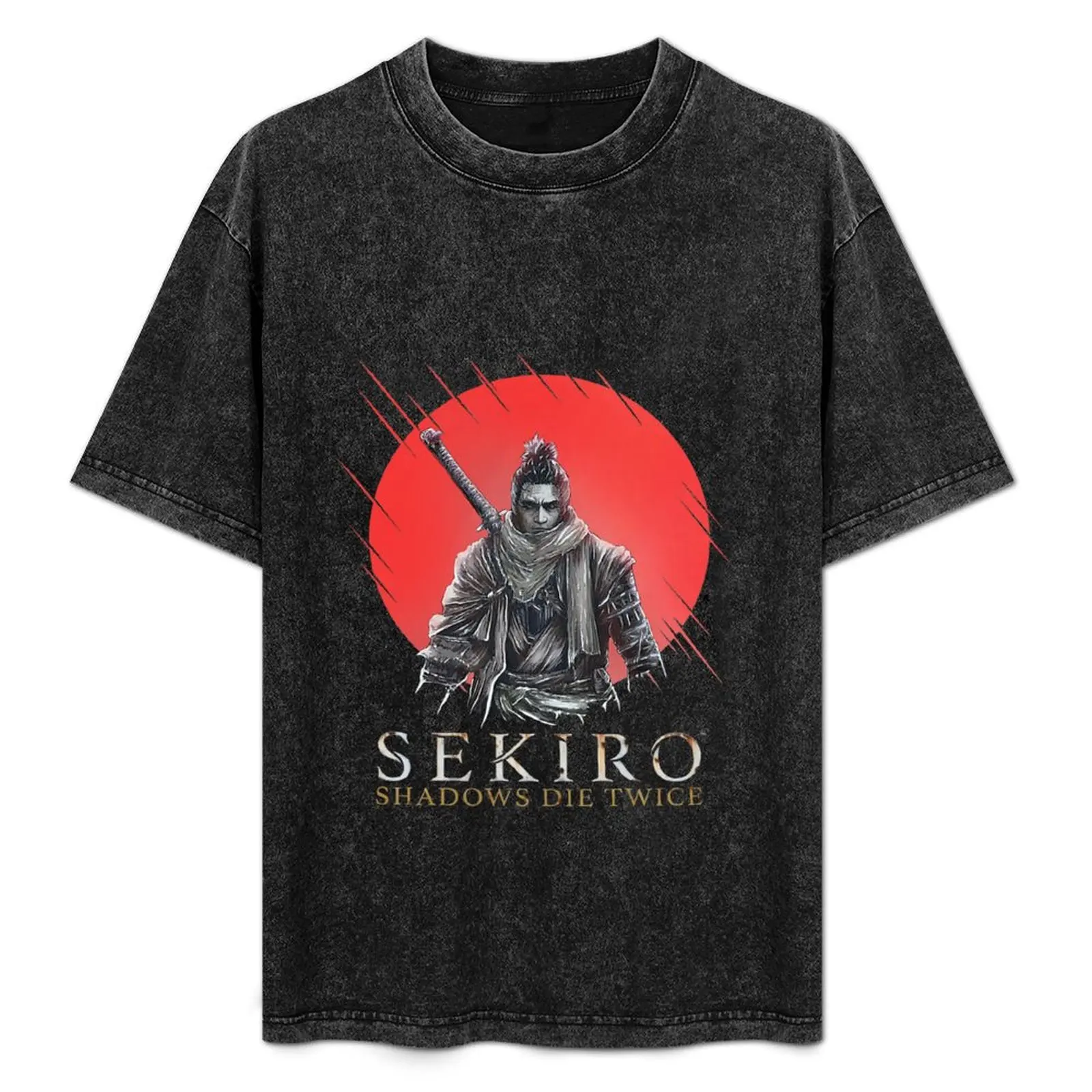 Sekiro: Wolf T-Shirt sublime quick drying mens t shirt