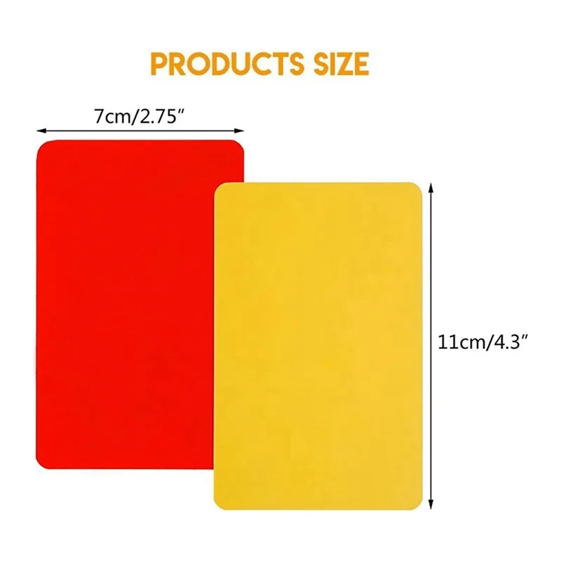 L71A 6 팩 축구 심판 카드 세트, 지갑 점수 시트가있는 경고 심판 빨간색과 노란색 카드, 연필 축구 액세서리