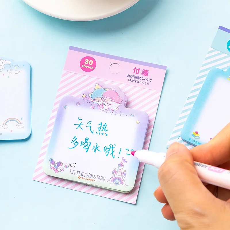 sanrio cartoon familie vierkante betaling notitie kantoor bericht memo post-it notes kuromi schattig kawaii briefpapier Koreaanse groothandel