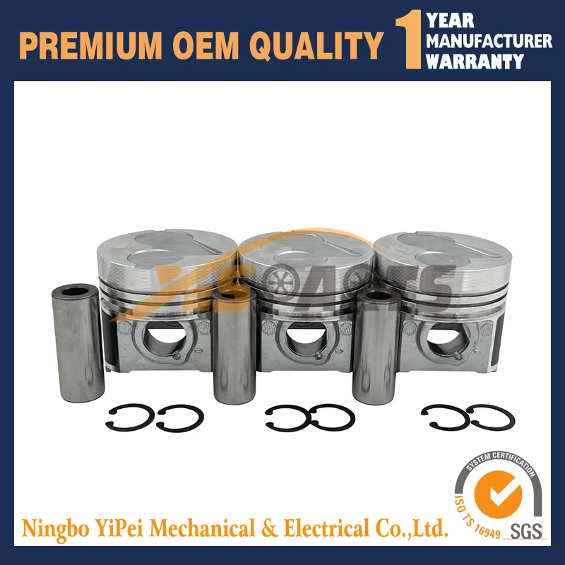 D1463 Piston Compatible with Kubota Tractor GL23 GL25 GL220 GL221 GL240 GT-23