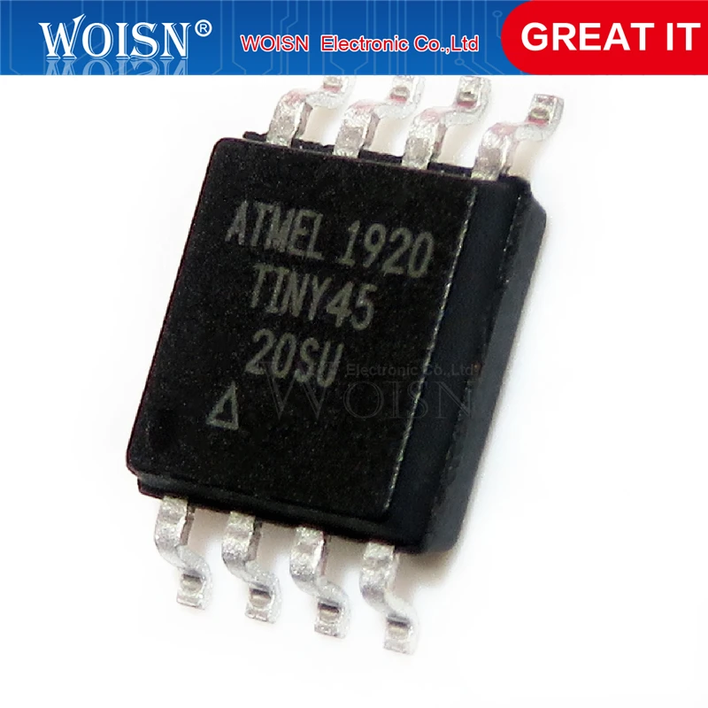 2pcs/lot ATTINY45-20SUIC ATTINY45-20SU ATTINY45-15SZ ATTINY45 SOP-8