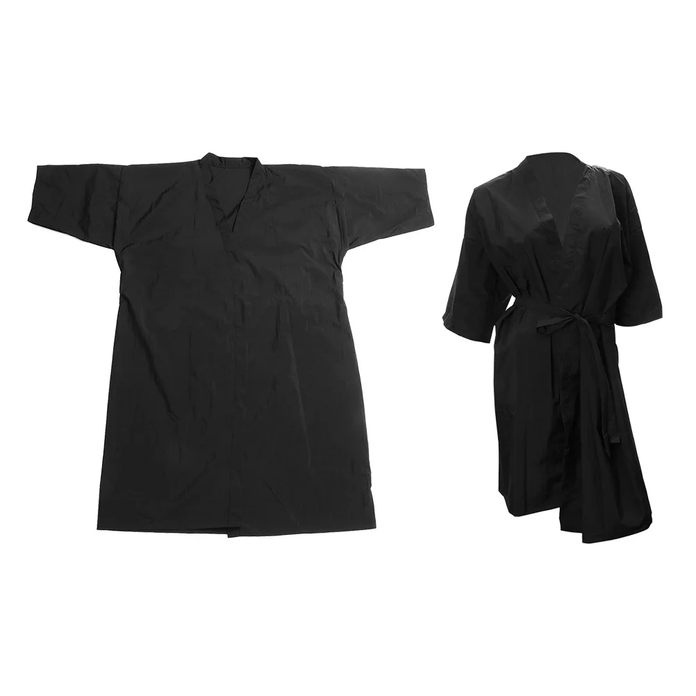 

2pcs Spa Robe Salon Client Gown Beauty Bathrobe Adjustable Waist Breathable Quick Dry Durable For Women Men Gym Massage Guest