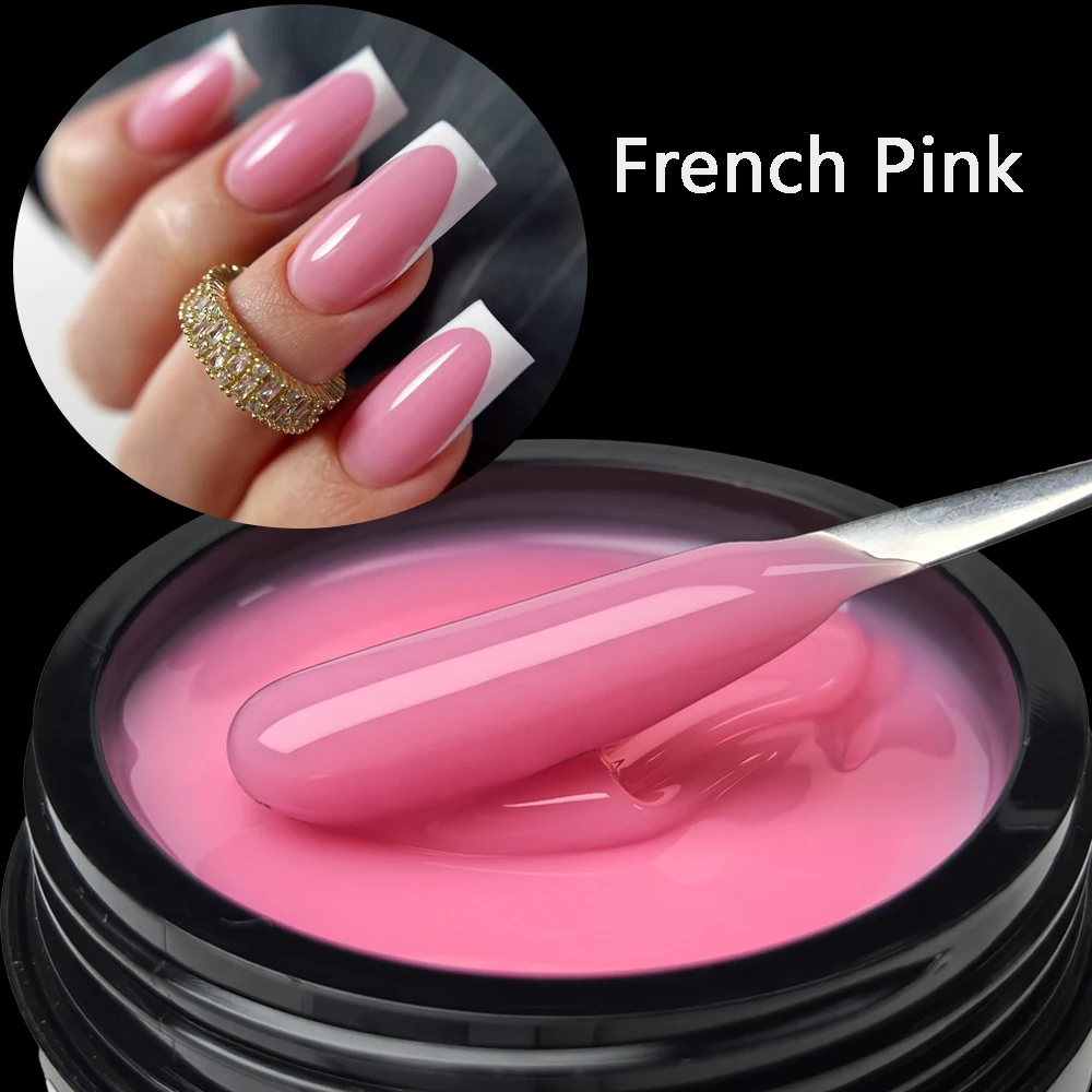 Jillnails 50g French Pink Builder Nagelgel HEMA- und TPO-frei Nagelgel-Lack Nagelkunst Maniküre 50g – Detail 9