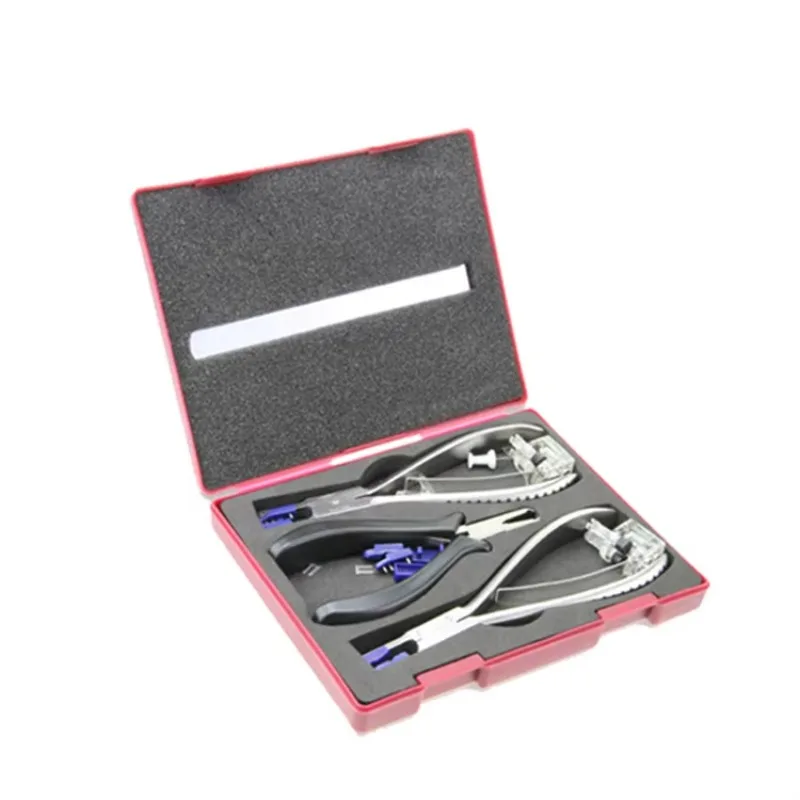 Flat Nose Pliers Iron Silver Optical Repair Tool Pliers Sets For Eyeglasses