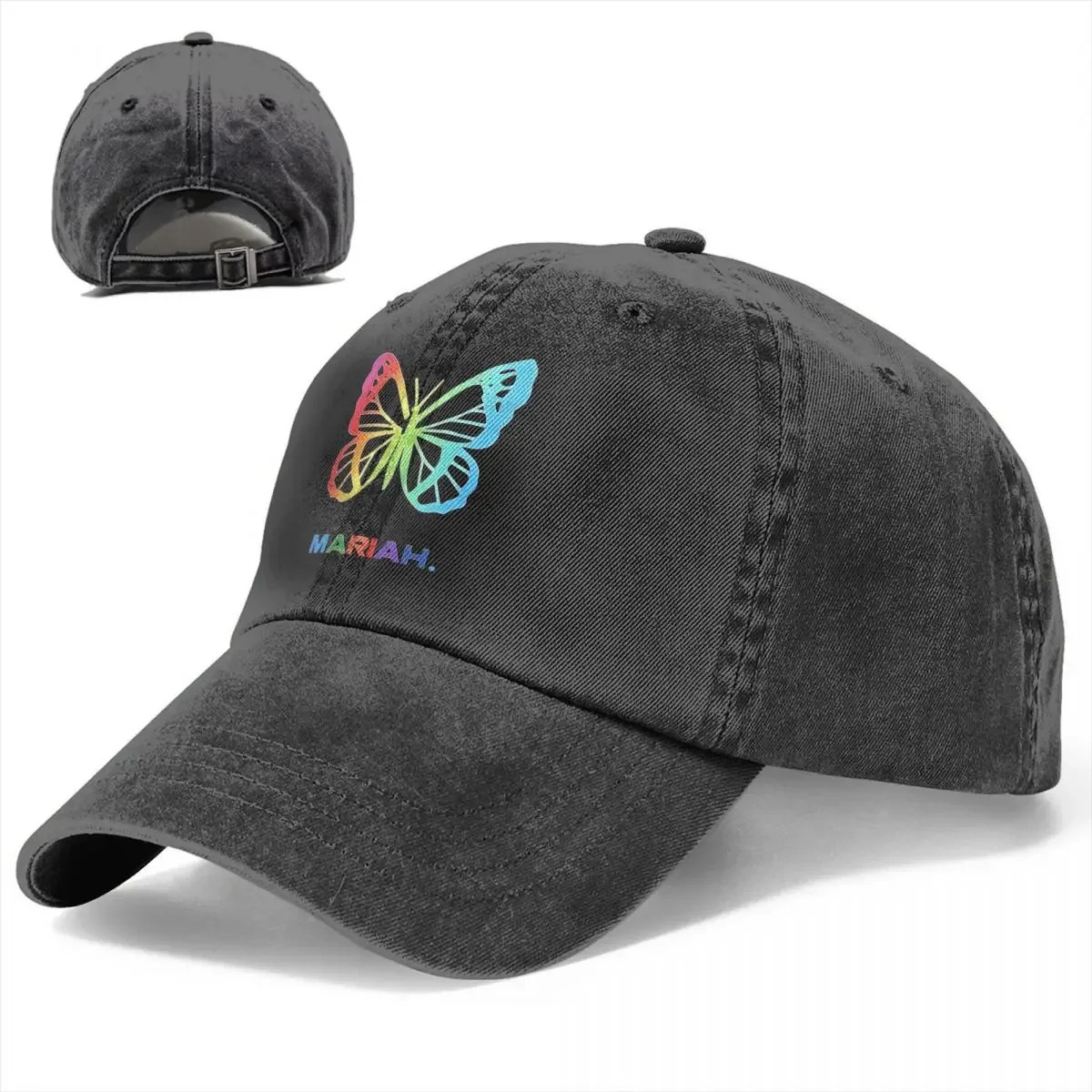 Merleh Carey Baseball Caps Unisex Distressed Snapback Hat Songbird Queen Of Christmas Adjustable Fit Caps Hat