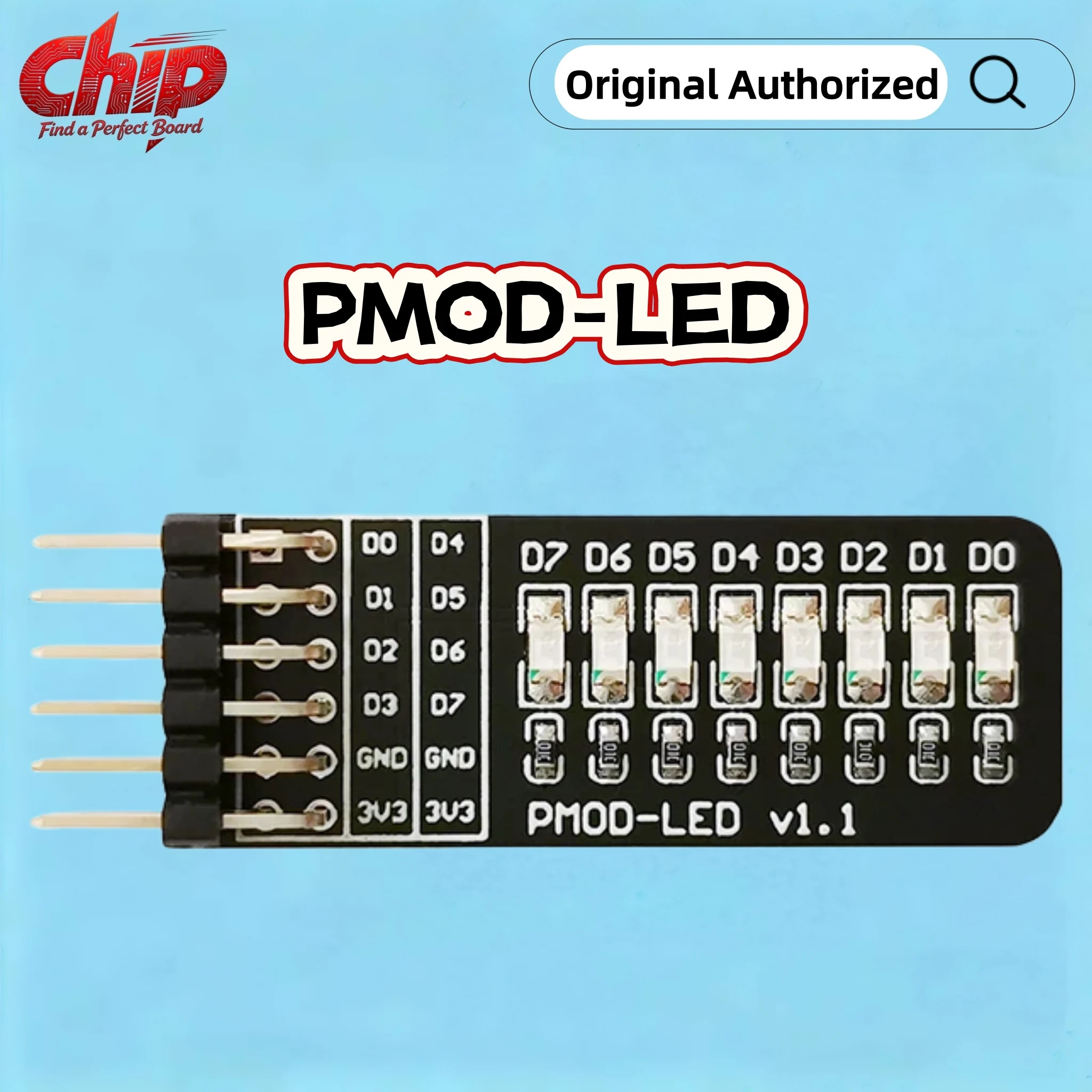 PMOD-LED Expansion Board ICESugar FPGA Expansion Module