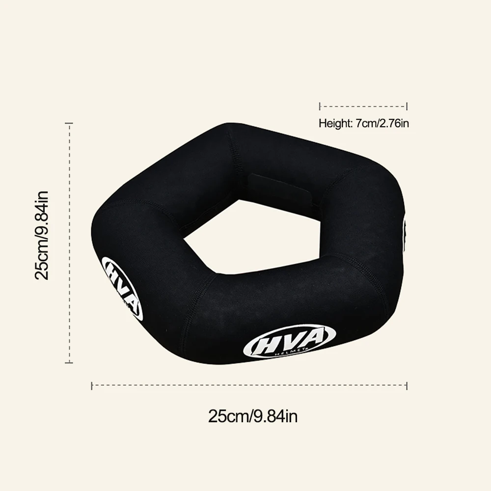 Motorcycle Helmet Holder Hook Stand Hexagonal Anti-Scratch Helmet Donut Ring Support Pad Universal Motorcycle Helmet Accessory