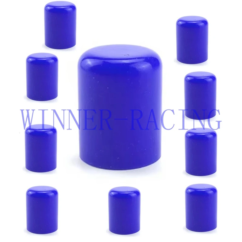 

Blue Silicone Blanking Cap Intake Vacuum Hose End Bung Auto Car Accessories Parts 10pcs ID4mm/6mm/8mm/10mm/12mm/16/19 /25/30/32m