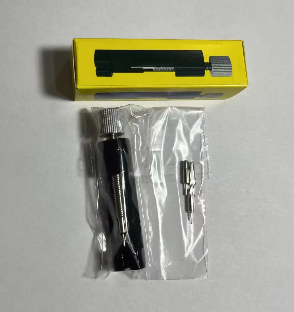 1 قطعة مزيل حزام الساعة قابل للتعديل ، اعتراض وإزالة حزام الصلب ، أداة تركيب الحزام والإصلاح ، استبدال م