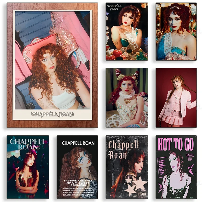 Popular Singer Chappell Roan Music Posters and Prints Canvas Printing Vintage Wall Art Picture for Bar Cafe Home Decor Gifts