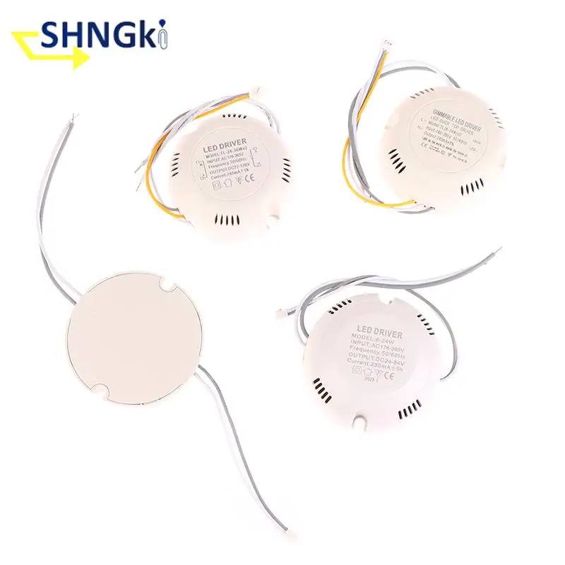 LED Driver Current 240-300mA 8-24W, 25-36W SMD PCB Light Ceiling Power Supply Double Color 3Pin Lighting Transformers AC176-265V