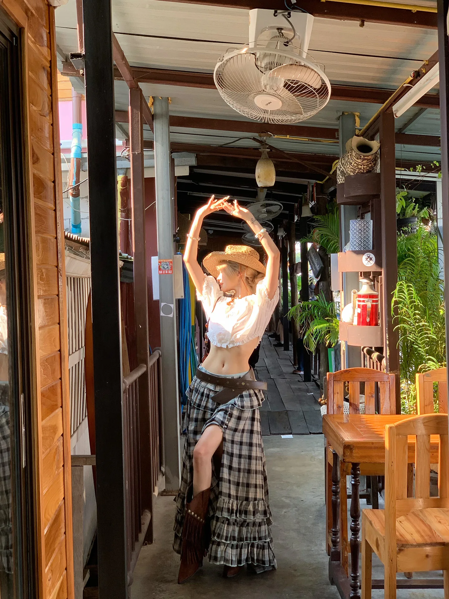 

Весна 2026: Женская юбка А-силуэта, красивая, с высокой талией, длинная, для повседневной носки, из хлопковой ткани