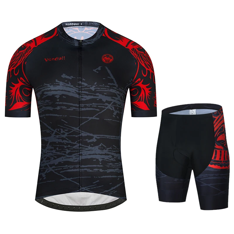 

Men's short sleeved outdoor sportswear cycling suit, cycling suit, breathable quick drying cycling jacket, cycling shorts