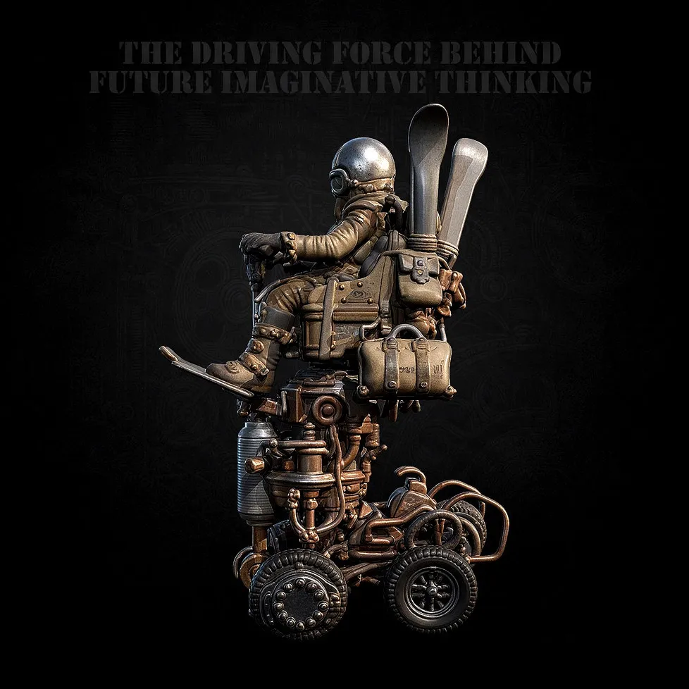 Overall heights 25mm 28mm 50mm Resin Soldier kits colorless and self-assembled（3D Printing ）TDPM-58/3D