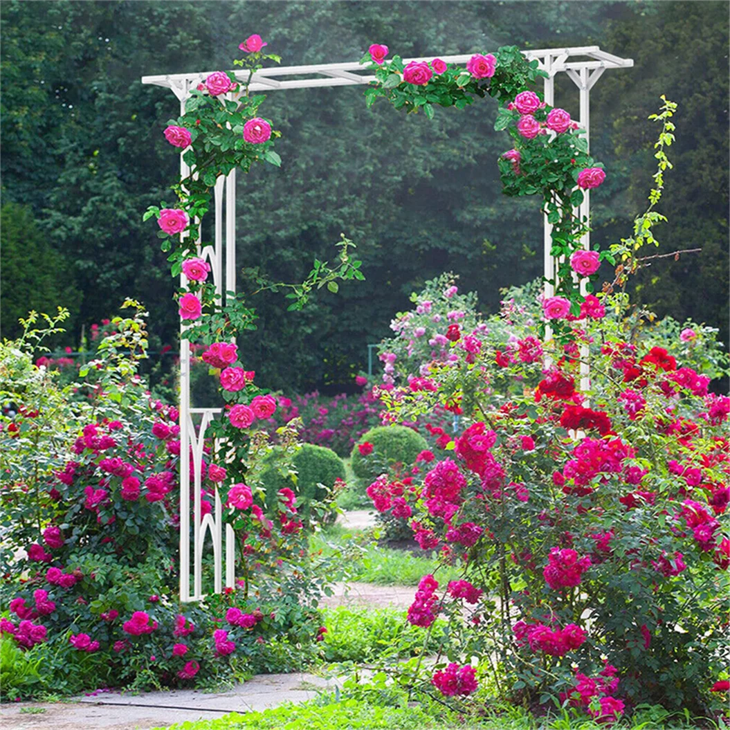 Heavy Duty Garden Archway Arbor Trellis Climbing Plant Wedding Party Arch Backdrop Stand