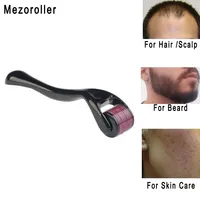 Mezoroller Beard Roller DRS 540 Needle Micro-Needling Derma Roller for Hair Re- Growth Skin Care Body Treatment MTS Microniddle