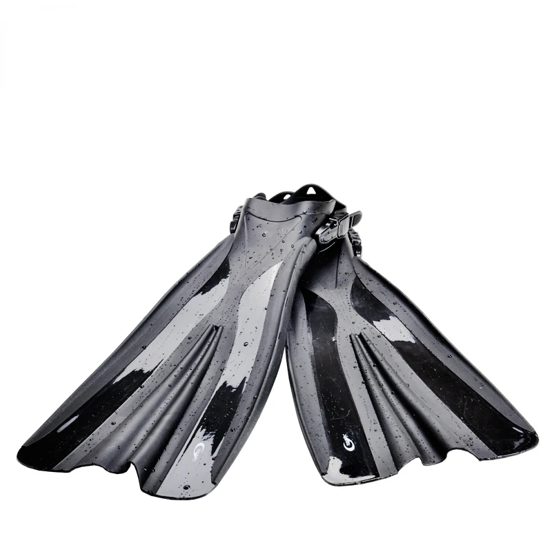 

Professional Adult Long Fin Scuba Flexible Comfortable Diving Fin New Snorkeling Adjustable Open Heel Antiskid Long Flipper Gift