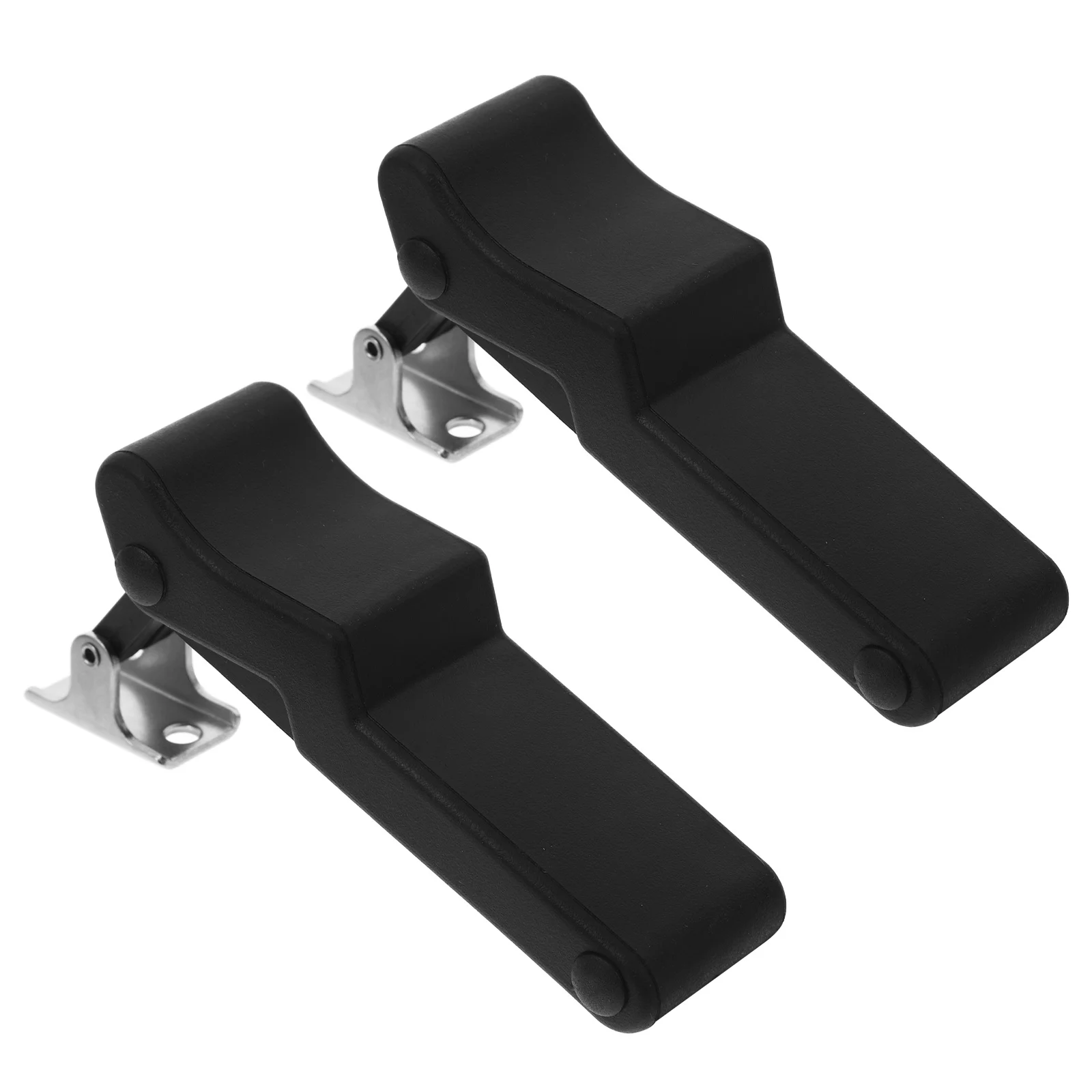 2pcs Flexible Draw Latch For Boat Compartment Storage Rack Replacement Rubber Latch Lock Cargo Box Cooler Hatch Marine Hardware