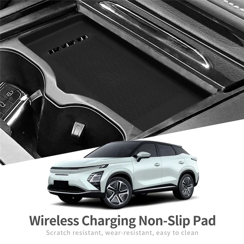 

For Chery OMODA C5 EV Wireless Charging Pad For Chery OMODA C5 EV Phone Non-Slip Charger Mat Car Accessories
