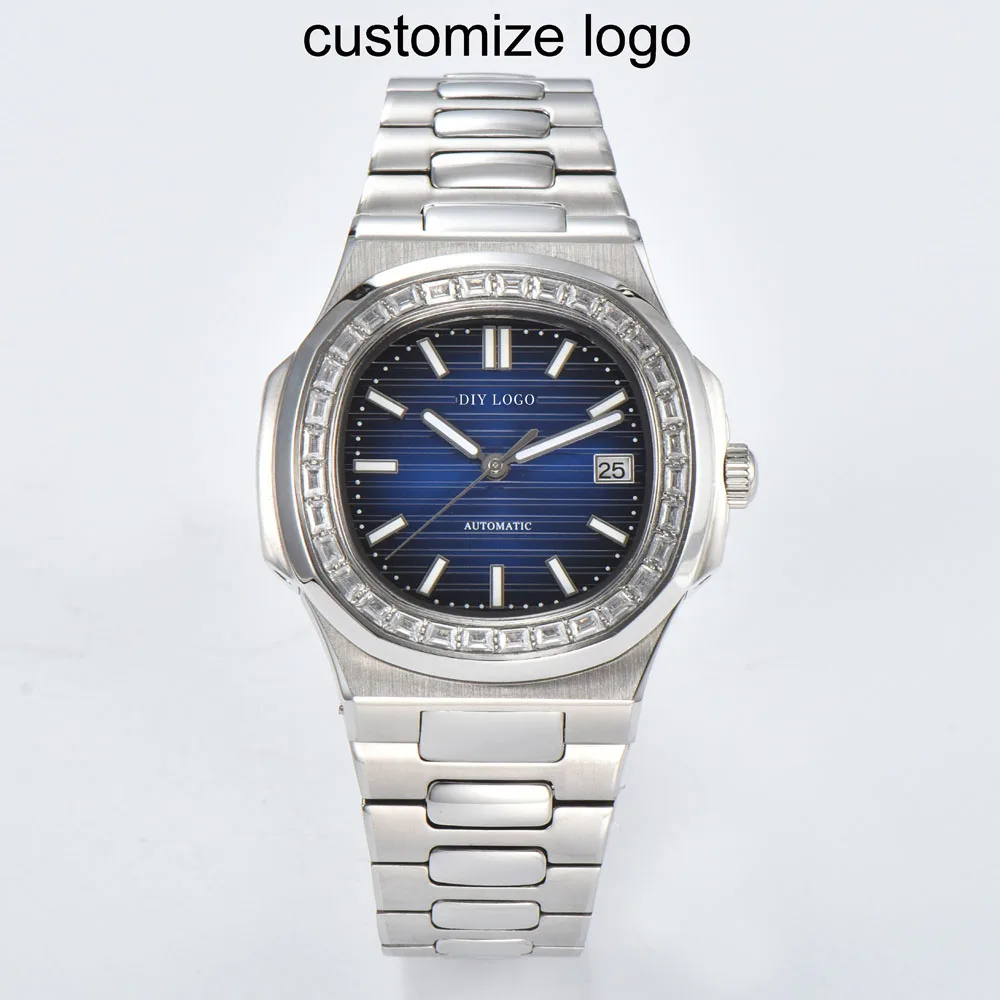 Customized personalized logo for high-end luxury men's VK63/NH35/NH36/NH34/NH38/NH70/Miyota 8285 watches