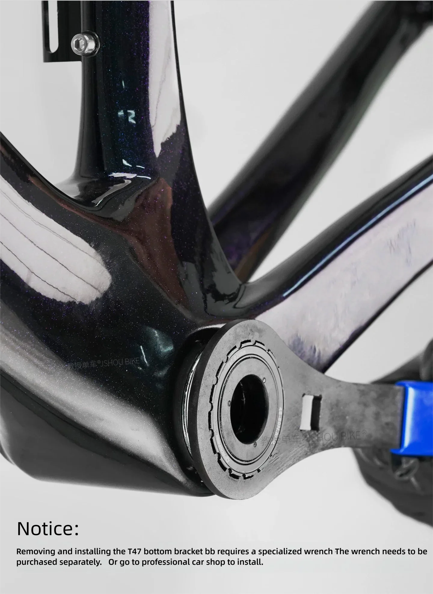 PROWHEEL T47 68/73/85,5mm MTB/Rennrad Tretlager Fahrradkurbel 24mm Externes/Internes Lager 7075 Al CNC für Shimano/SRAM – Detail 13