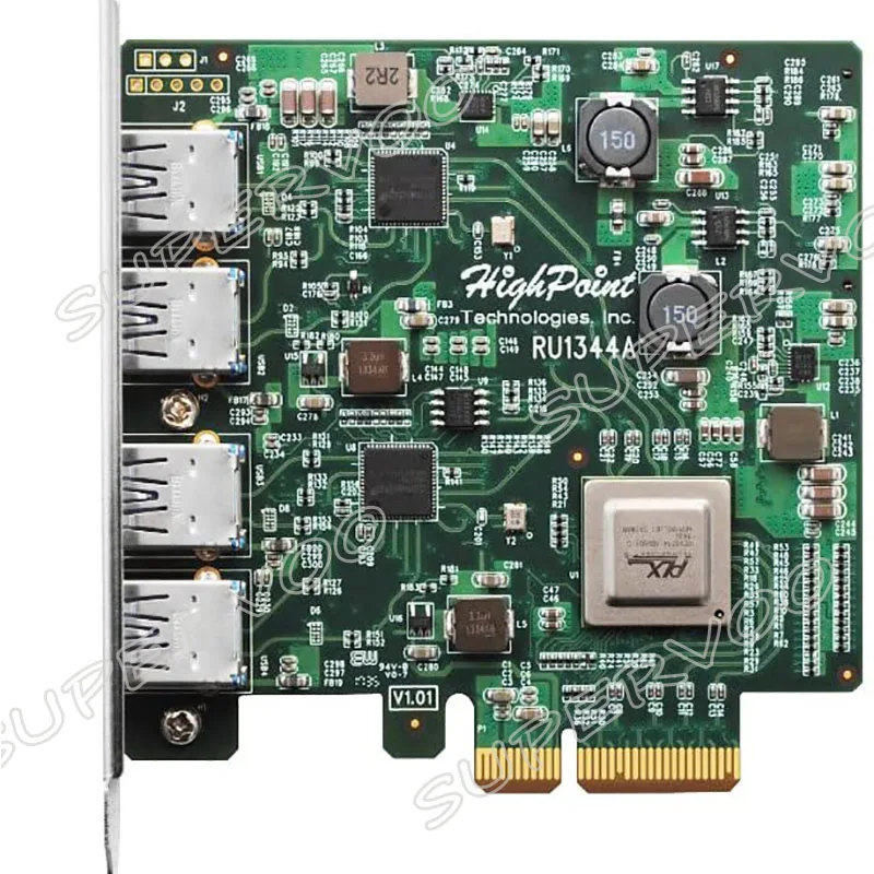 High Point RocketU 1344A PCI-Express 3.0, Four USB 3.1 Gen 2.0 Ports