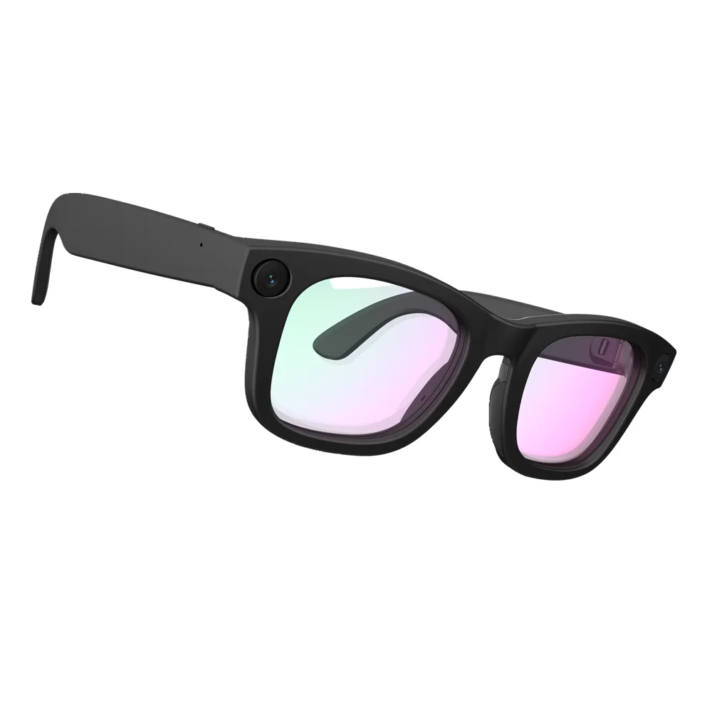 Kacamata pintar AI dengan kamera definisi tinggi, 144 bahasa, Bluetooth 5.4, kacamata penerjemah, chipset Qual-comm AR1, Kata kunci