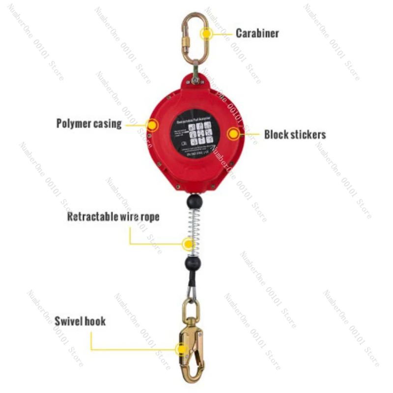 cable SRL retractable lifeline for fall protection