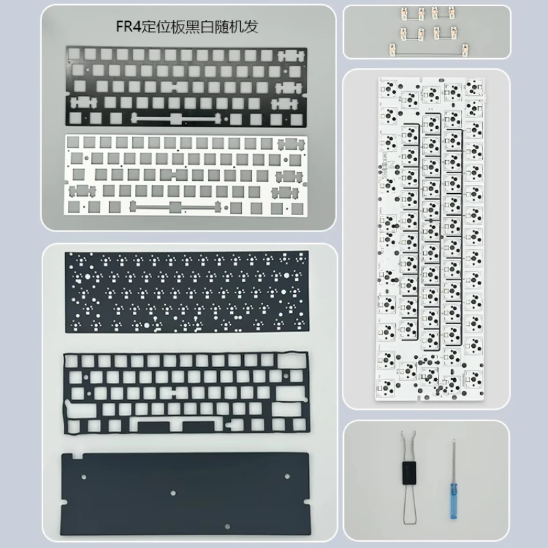 Wooting60HE PCB Custom GH60 61 Key Mechanical Axis Single-mode PCB Hot Swap RGB Single Key Slotting for Gamers DIY Magnetic Axis