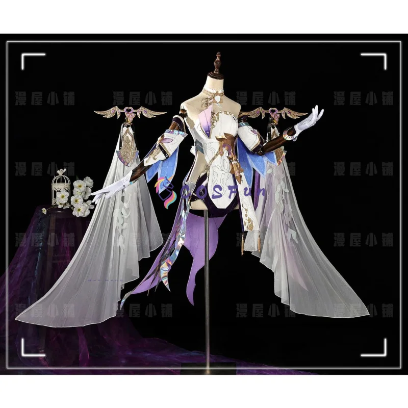 Elysia Cosplay Honkai Impact 3 Costume  Full Set Uniform Role Play Halloween Carnival Party Outfit for Women COSFun