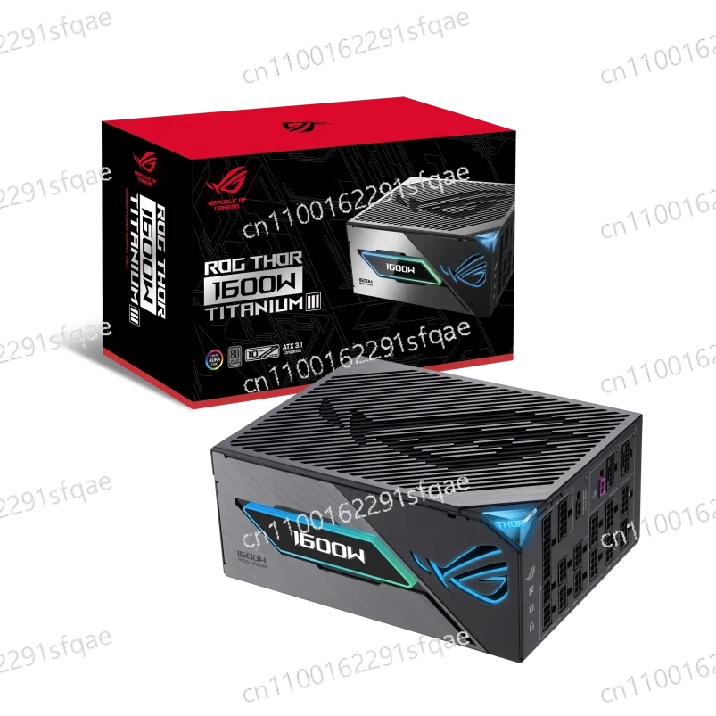 

Блок питания ROG THOR III 1600W Titanium 80+ с магнитным OLED-дисплеем для игровых настольных компьютеров