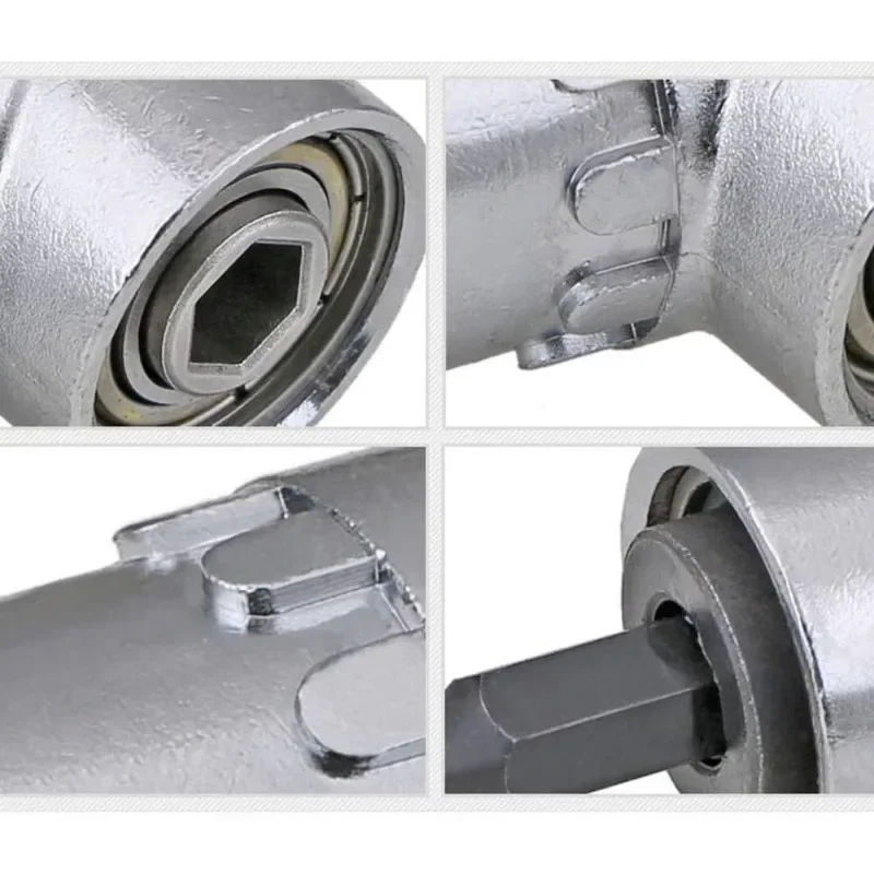 105-градусная поворотная отвертка, электрическая дрель, угловая насадка, удлинитель, головка отвертки, аксессуары для инструментов