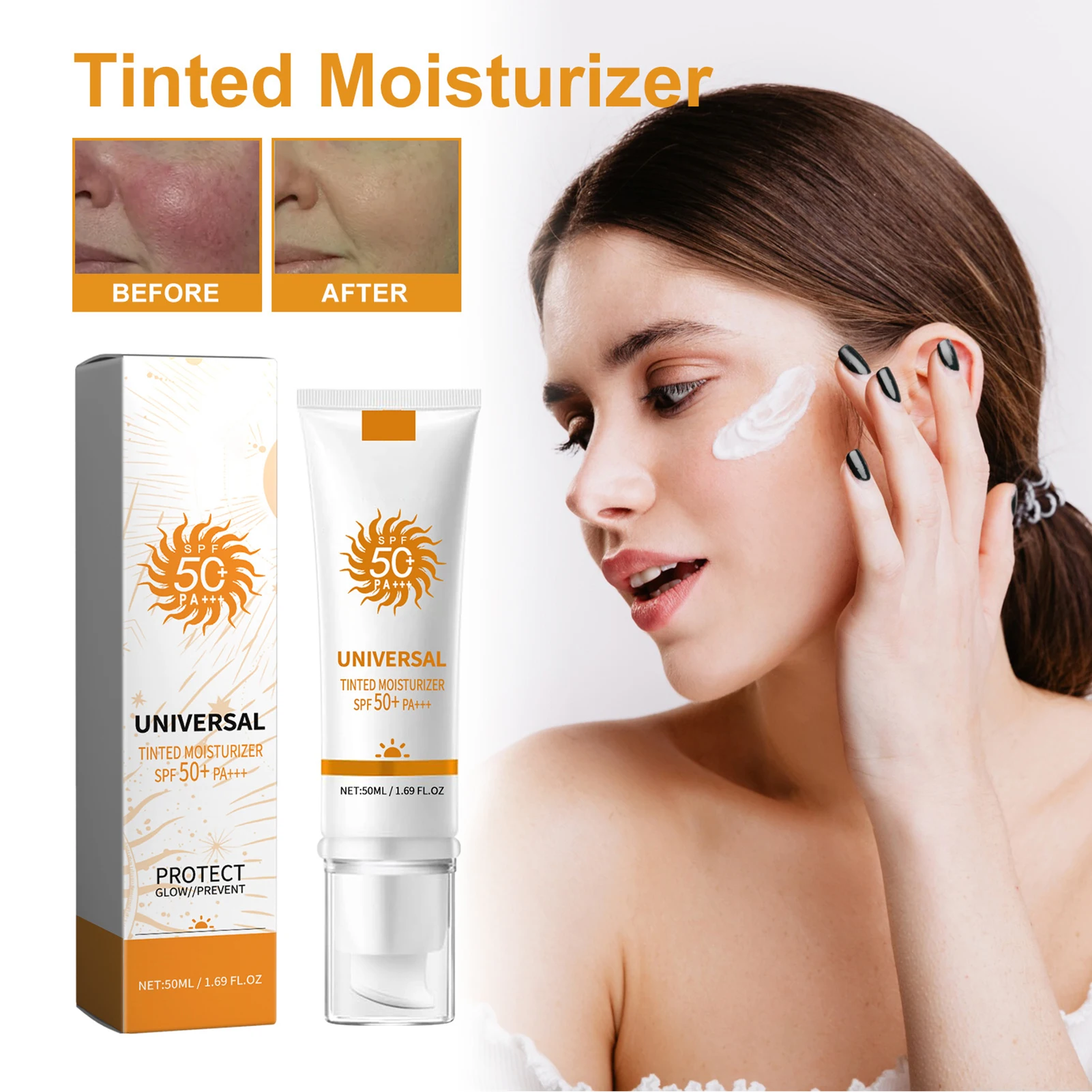 Sweatproof Facial Sunscreen Isolation Cream Waterproof Sweatproof Skin  Daily Sunscreen for Beauty Cosmetics Accessories