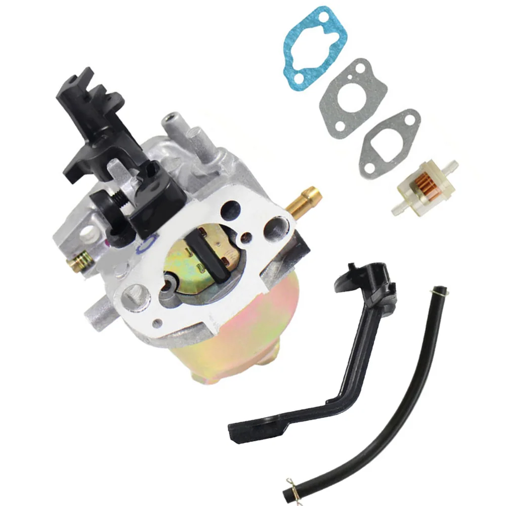For Carburetor Assembly with Choke Lever for Power Pro 3500W Gasline Generator and 46539 46540 46551 46553 Models