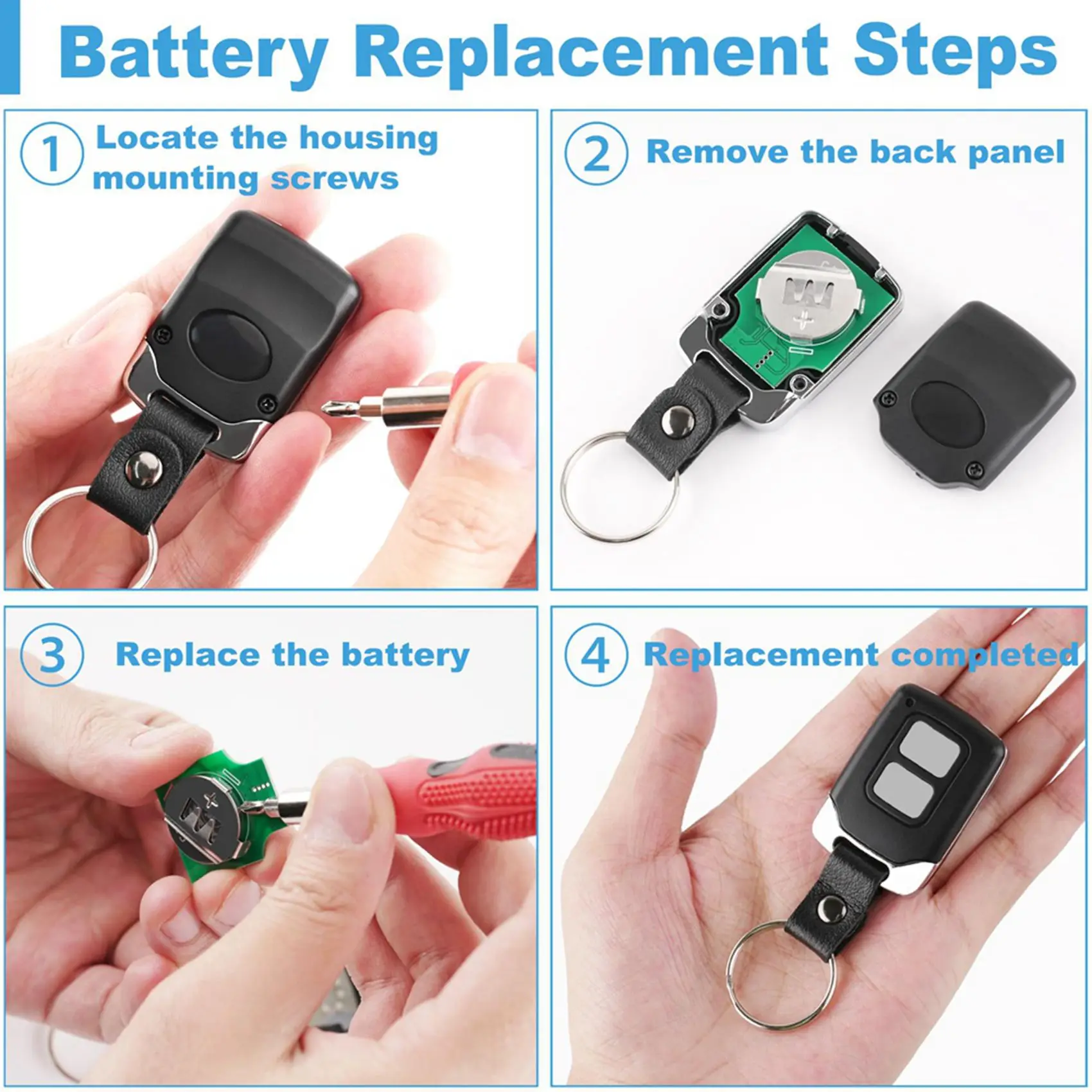 B04B-2X Garage Door Opener Remote For Liftmaster Chamberlain 893LM 893Max 891LM 971LM 973LM 371LM