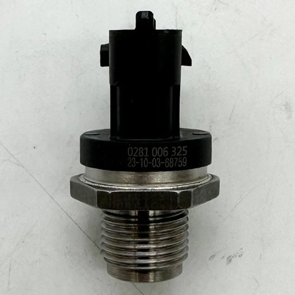 1-4pcs 0281006325 Fuel Rail High Pressure Sensor Common Injection 281006325 0281006112 0281002846 For C ummins I VECO DAF MAN