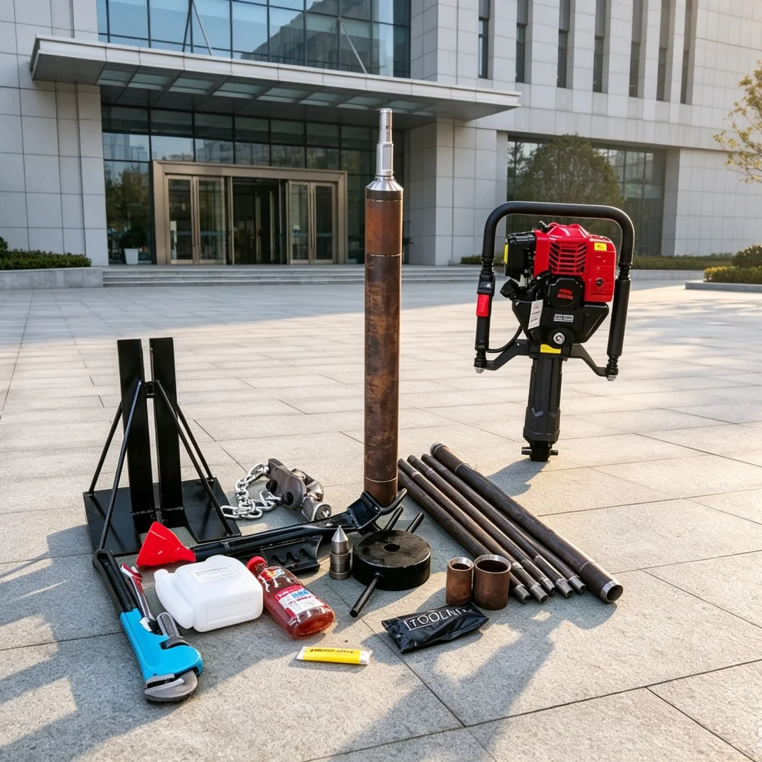 Customized Portable Small Backpack Core‑Sampling Drilling Rig for Mine Mountain Field Geotechnical Exploration