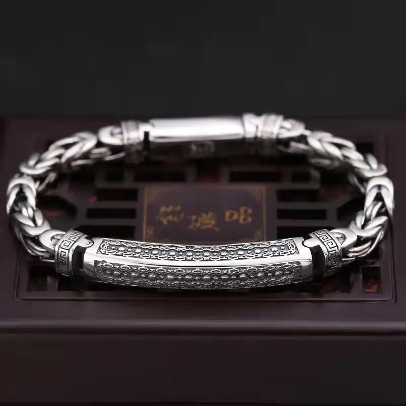

Vintage Personality Men's Bracelet Peace Grain Bracelet Hip Hop Punk Opening Bracelet Party Jewelry Accessories Gift