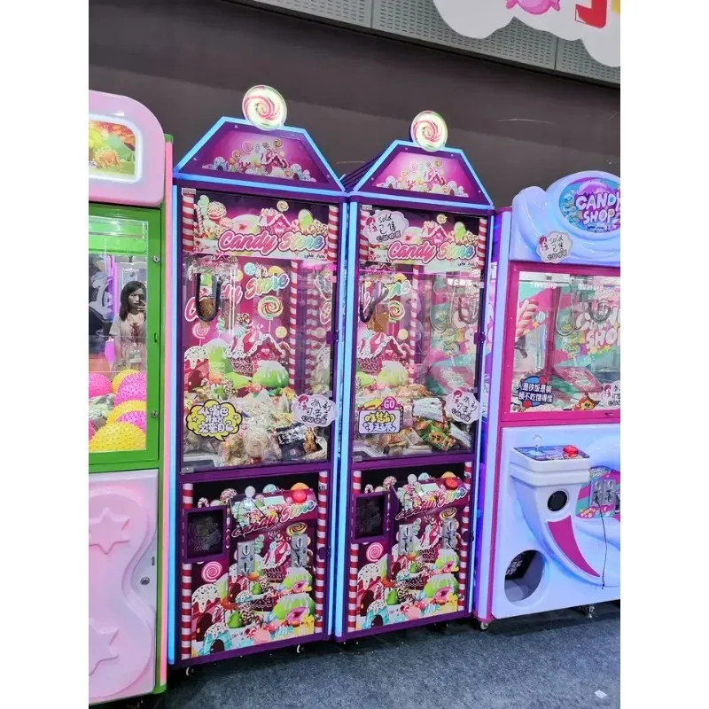 

Coin Operated Game Machine Candy Claw Crane Prize Machines Mini Vending Candy Arcdae Games