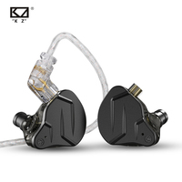 KZ ZSN Pro X 1DD 1BA HIFI Hybrid Driver In Ear Earphone Metal Monitor Earphone Bass Earbuds Sport Headset EDX PRO  ZST ZS10 AS16