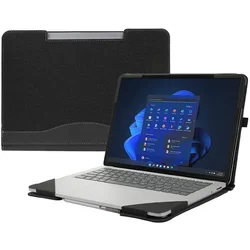 Funda de cuero PU para tableta de estudio, carcasa con soporte para Microsoft Surface, portátil, 14,4 pulgadas